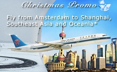 China Southern Kerst- en nieuwjaarsactie